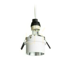 Rendl ORTA R14249 semi-recessed ceiling light, white aluminium, GU10, Ø6.8 cm small 2