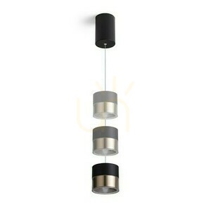 Juniper Pendant Lamp with Adjustable Height Black/Gold 230 V Led 15 W 30° 3000 K 2 Juniper Pendant Lamp with Adjustable Height Black/Gold 230 V Led 15 W 30° 3000 K small 2