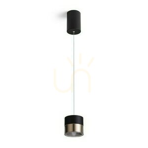 Juniper Pendant Lamp with Adjustable Height Black/Gold 230 V Led 15 W 30° 3000 K 4 Juniper Pendant Lamp with Adjustable Height Black/Gold 230 V Led 15 W 30° 3000 K small 4