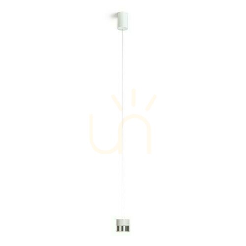 Check Juniper Pendant Lamp with Height Adjustment White Chrome 230 V Led 15 W 30° 3000 K