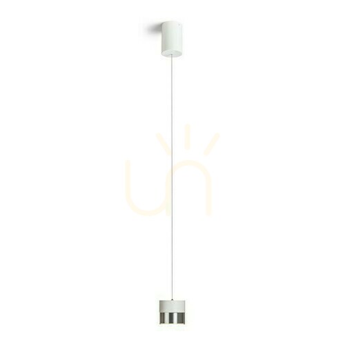 Check Juniper Pendant Lamp with Height Adjustment White Chrome 230 V Led 15 W 30° 3000 K