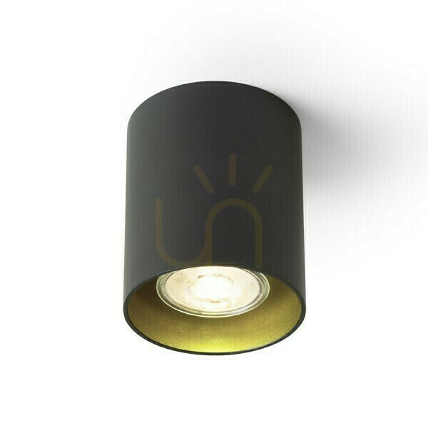 Preview Downlight Mantova I Ceiling Black/Pearl Gold 230 V Led Gu10 7 W. Downlight Mantova I Ceiling Black/Pearl Gold 230 V Led Gu10 7 W.