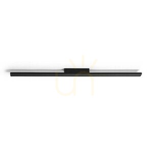 Wall lamp Bonarea 104 wall lamp Black Satin acrylic 230 V Led 18 W 120° Ip54 3000 K small 4