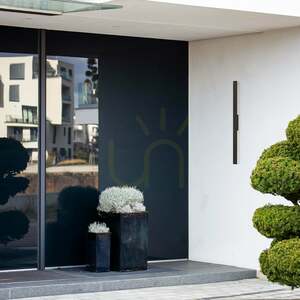 Rendl BONAREA black outdoor LED wall light 104 cm 18 W 3000 K IP54 R14192 small 7