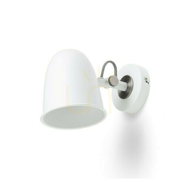 View Danny Surface Mounted Wall Lamp White Nickel Mat 230 V Led E14 5 W. Danny Surface Mounted Wall Lamp White Nickel Mat 230 V Led E14 5 W.