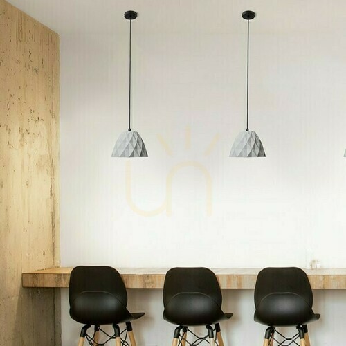 Check NAPLES Geometric Concrete Pendant Light Ø19.8 cm E27 Rendl R14183