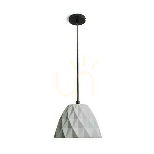 Check NAPLES Geometric Concrete Pendant Light Ø19.8 cm E27 Rendl R14183