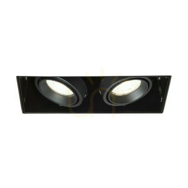 View Electra Ii Gu10 Frameless Recessed Luminaire Black 230 V Led 8 W. Electra Ii Gu10 Frameless Recessed Luminaire Black 230 V Led 8 W.