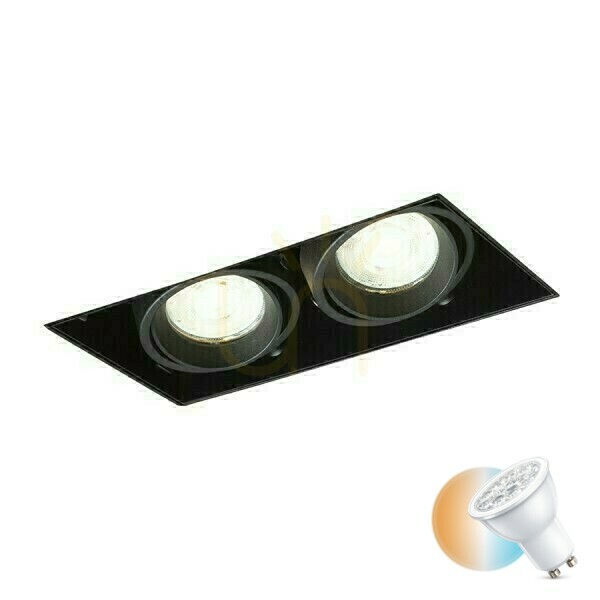 Check Electra Ii Gu10 Frameless Recessed Luminaire Black 230 V Led 8 W. Electra Ii Gu10 Frameless Recessed Luminaire Black 230 V Led 8 W.
