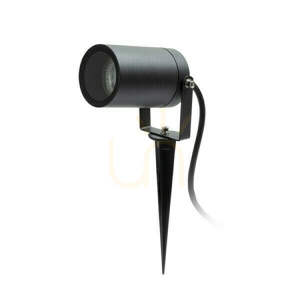 View Navona Outdoor Spotlight On Wedge Anthracite 230 V Led Gu10 8 W Ip54 Navona Outdoor Spotlight On Wedge Anthracite 230 V Led Gu10 8 W Ip54