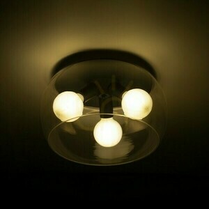 Plafond Amanda Ceiling Black Matte Clear Glass 230 V Led E27 3x15 W. 1 Plafond Amanda Ceiling Black Matte Clear Glass 230 V Led E27 3x15 W. small 1