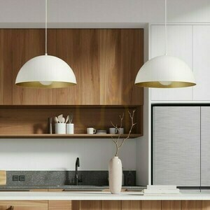 Gladys 40 White/Gold Pendant Lamp 230 V Led E27 30 W. 4 Gladys 40 White/Gold Pendant Lamp 230 V Led E27 30 W. small 4