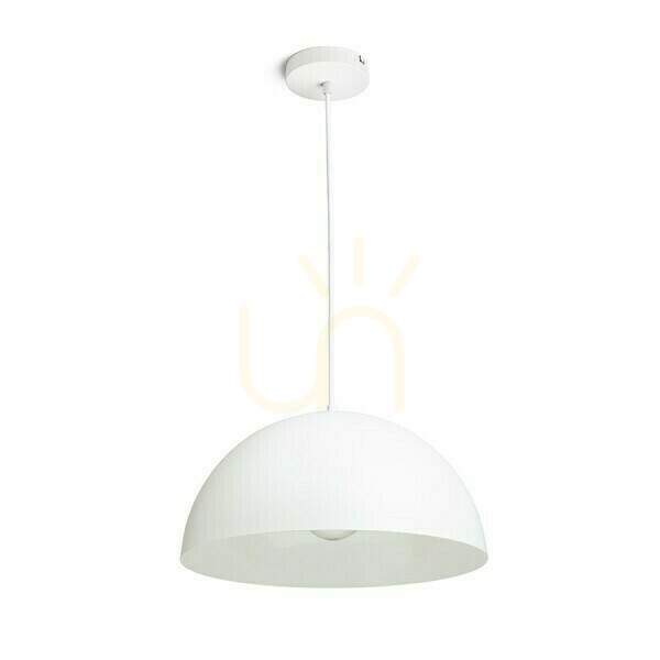 View Gladys 40 White/White 230 V Led E27 30 W Pendant Lamp. Gladys 40 White/White 230 V Led E27 30 W Pendant Lamp.