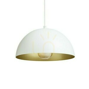 Gladys 30 White/Gold Pendant Lamp 230 V Led E27 15 W. 2 Gladys 30 White/Gold Pendant Lamp 230 V Led E27 15 W. small 2