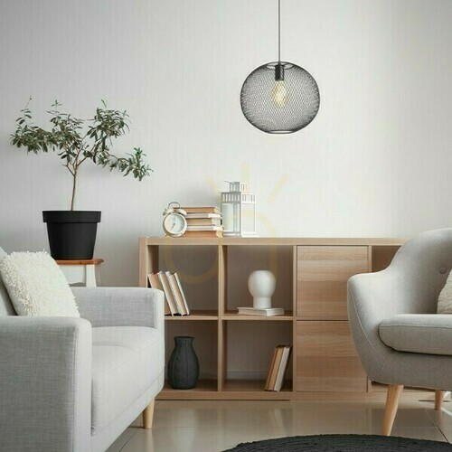 Check Rendl COSIR 34 Black Pendant Light E27 15 W