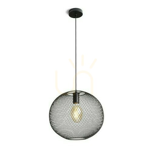 Check Rendl COSIR 34 Black Pendant Light E27 15 W