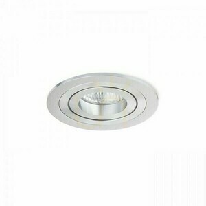 Rendl PASADENA GU10 R recessed light, brushed aluminium, 230 V, 7 W small 2