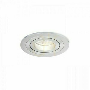 Rendl PASADENA GU10 R recessed light, brushed aluminium, 230 V, 7 W small 3