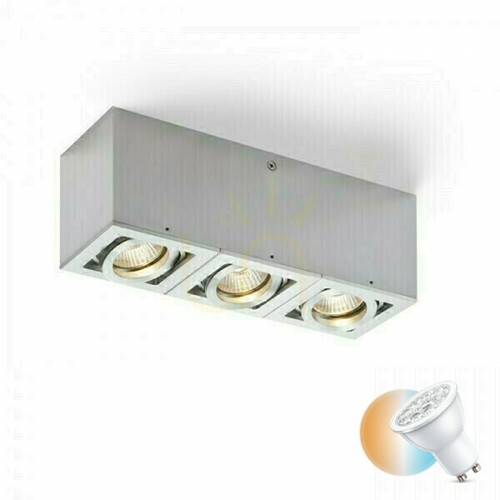 Check Downlight Berit Iii Ceiling Aluminum 230 V Gu10 3x50 W.