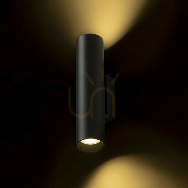 Display Wall lamp Luke Black 230 V Led Gu10 2x7 W. Wall lamp Luke Black 230 V Led Gu10 2x7 W.