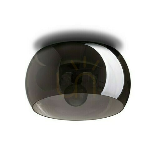 Check Plafond Amanda Ceiling Black Matte Tinted Glass 230 V Led E27 3x15 W.