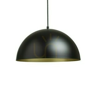Gladys 40 Black/Gold Pendant Lamp 230 V Led E27 30 W. small 4