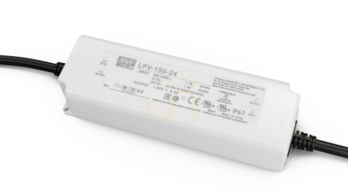 Check MEAN WELL LPV 24V 150W power supply IP67