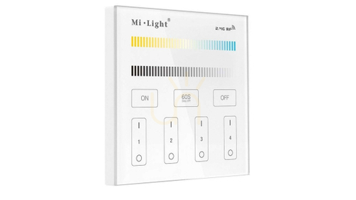 Check Mi-Light RF 2.4G SURFACE PANEL 4 ZONE CCT B2