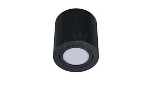 OREA surface-mounted luminaire round black small 1