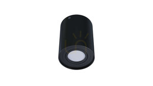 TUBE surface-mounted luminaire round black small 1