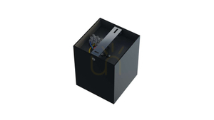 BERGEN surface-mounted luminaire square black small 2