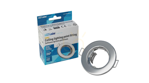 Check SARA round luminaire fixed chrome