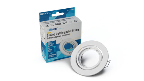 Check VEPA circular luminaire movable white
