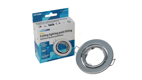 Check VEPA circular moving chrome luminaire