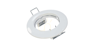 ROKA luminaire cast round fixed white small 1