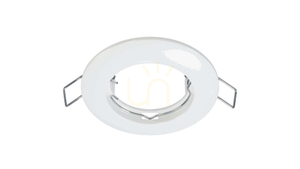 ROKA luminaire cast round fixed white small 5