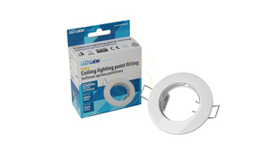 ROKA luminaire cast round fixed white small 0