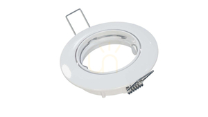 OPRA luminaire cast round movable white small 1