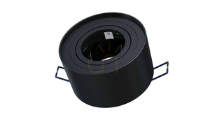CLEO round black luminaire small 1