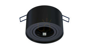 CLEO round black luminaire small 4