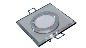 RIA glass KWADRAT luminaire White - transp. small 2