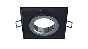 RIA glass KWADRAT luminaire Black small 5