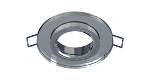 ROVO glass round luminaire white - transp. small 4