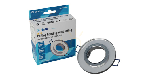 Check ROVO glass round luminaire white - transp.