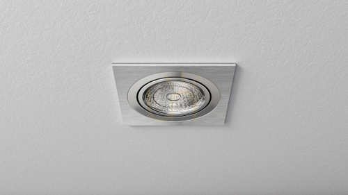 Check LED Labs GABI 20-1320-06 brushed silver adjustable recessed frame 90 mm 67 mm cut-out