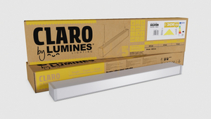 LUMINES Claro luminaire white lacquer. 4000K 120cm 2 LUMINES Claro luminaire white lacquer. 4000K 120cm small 2