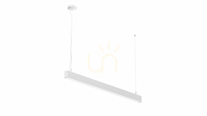 LUMINES Claro luminaire white lacquer. 4000K 180cm 0 LUMINES Claro luminaire white lacquer. 4000K 180cm small 0