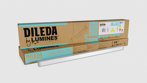LUMINES Dileda silver anode luminaire. 4000K 180cm small 2