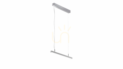 Check LUMINES Dileda silver anode luminaire. 4000K 60cm