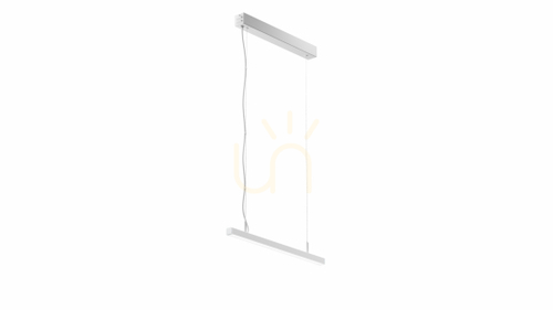 Check LUMINES Dileda luminaire white lacquer. 4000K 180cm